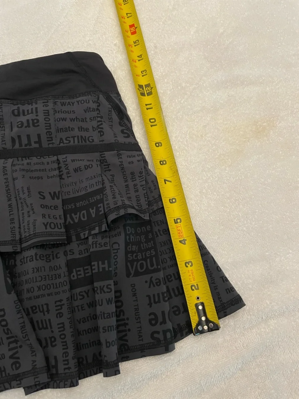 lululemon athletica Black Printed Active Skort - Picture 6 of 6